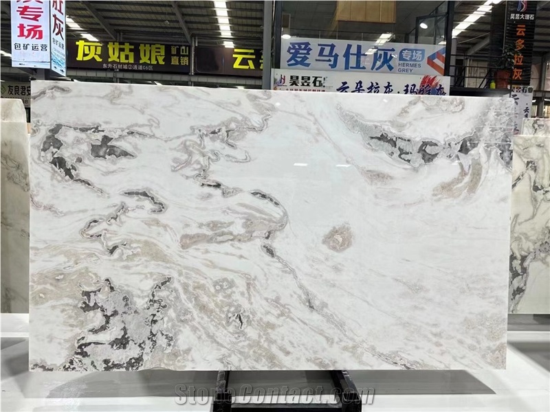 Dover White Marble Slabs