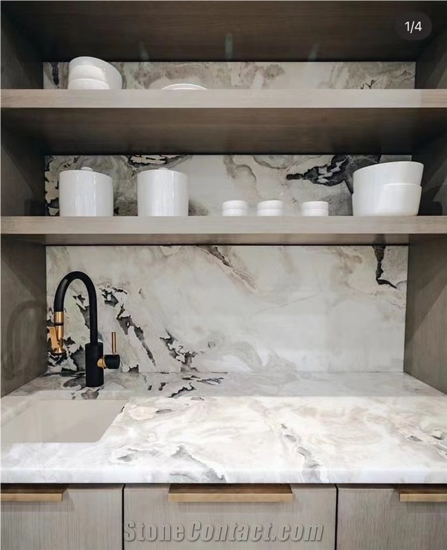 Dover White Marble Slabs