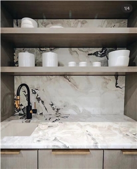 Dover White Marble Slabs