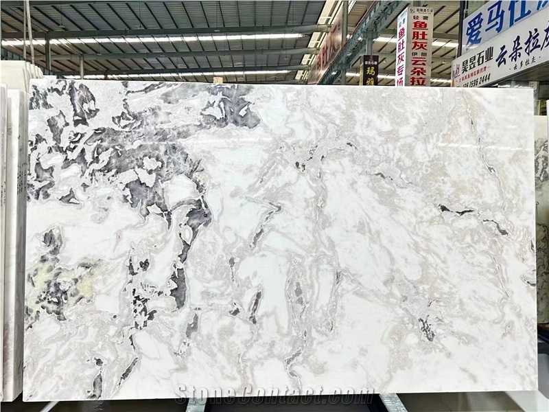 Dover White Marble Slabs