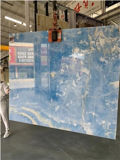 Golden Blue Onyx Slabs
