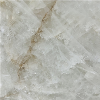 Polished Cristallo Gold Quartzite Slab And Tiles