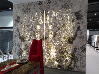 Splendor White Granite Slabs