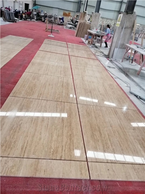 Turkey Beige Travertine Floor Tiles