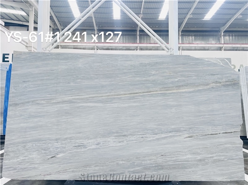 Natural Doxaro Semi White Marble Polished Slab