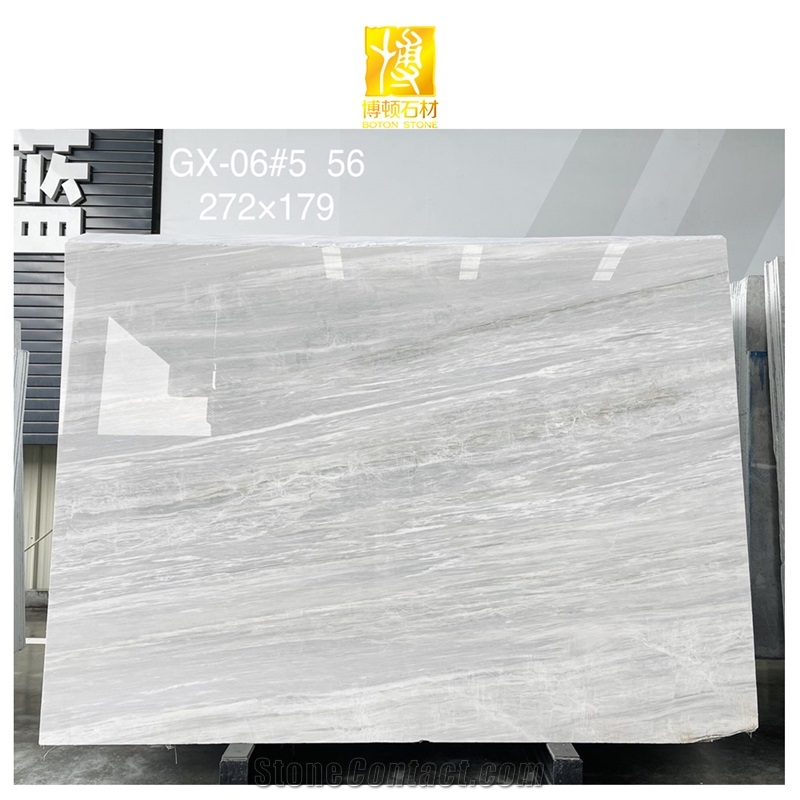 Natural Doxaro Semi White Marble Polished Slab