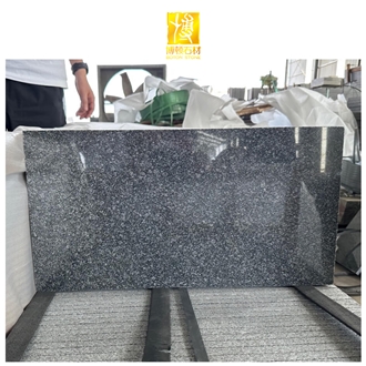 Natural Stone Black G654 Granite Flooring Tile Slabs