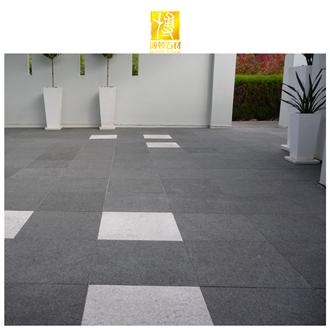 Natural Stone Black G654 Granite Flooring Tile Slabs