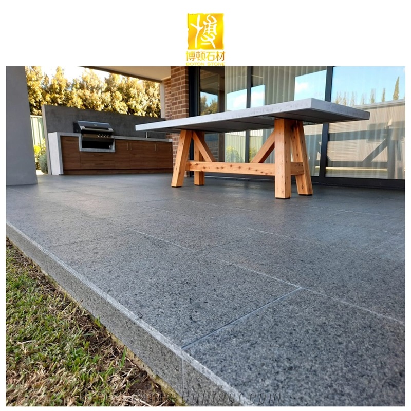 Natural Stone Black G654 Granite Flooring Tile Slabs