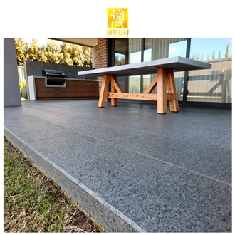 Natural Stone Black G654 Granite Flooring Tile Slabs
