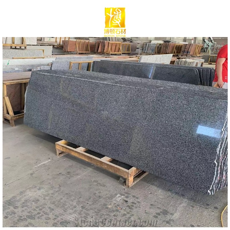 Natural Stone Black G654 Granite Flooring Tile Slabs