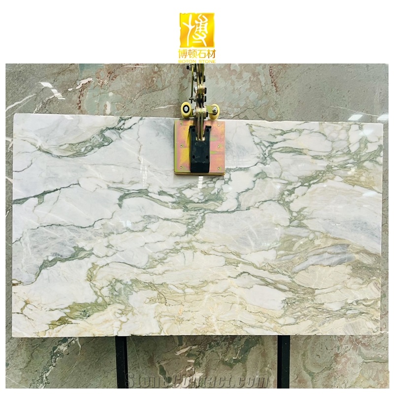 Verde Lukas Natural Stone Green Marble Slabs