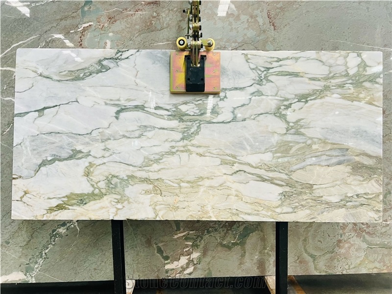 Verde Lukas Natural Stone Green Marble Slabs