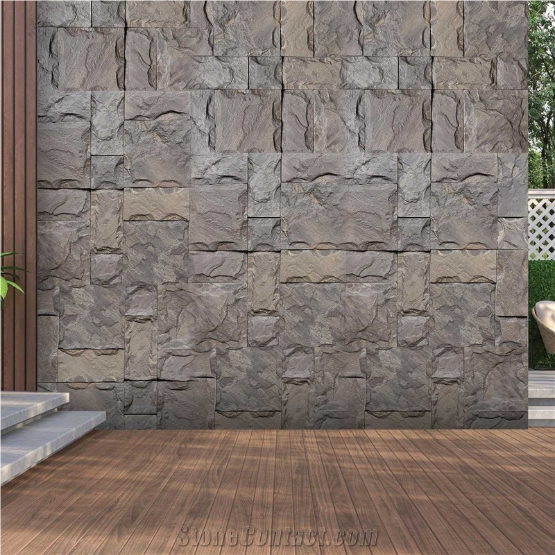 Dark Sandstone Wall Cladding Veneer