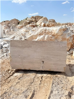 Turkey White Travertine M Blocks
