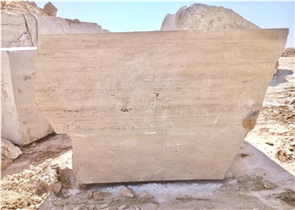 Turkey White Travertine M Blocks