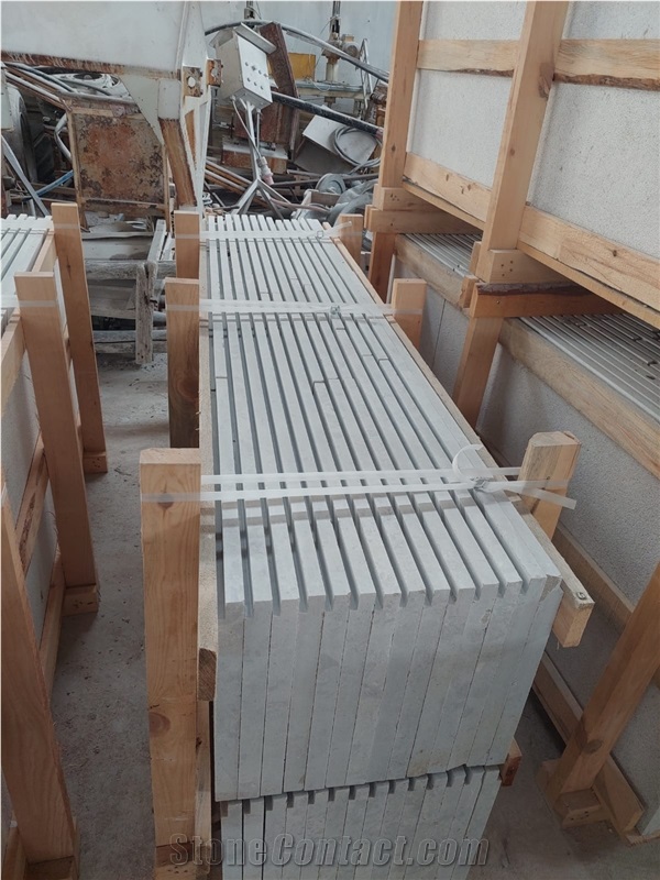 Silver Beige Marble Slabs