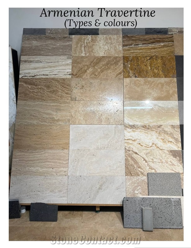 Armenia Beige Travertine Tiles
