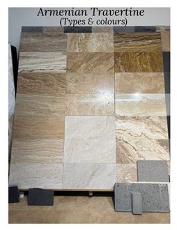 Armenia Beige Travertine Tiles