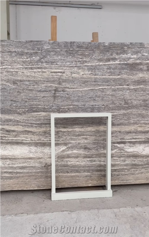 Afyon Silver Travertine Slabs