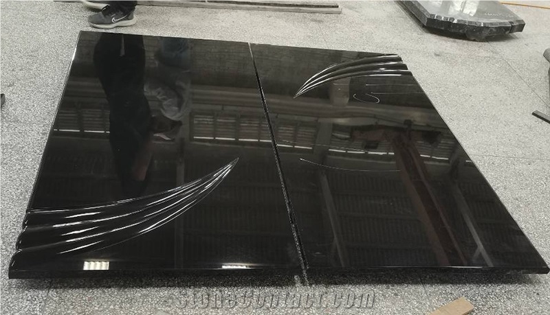 Absolute Black Granite Headstone Export To Russia