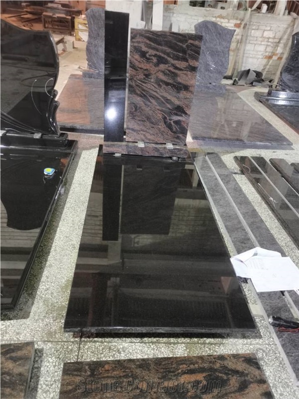 Black Granite  Single Gravestone