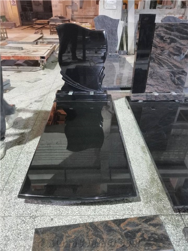 Black Granite  Single Gravestone