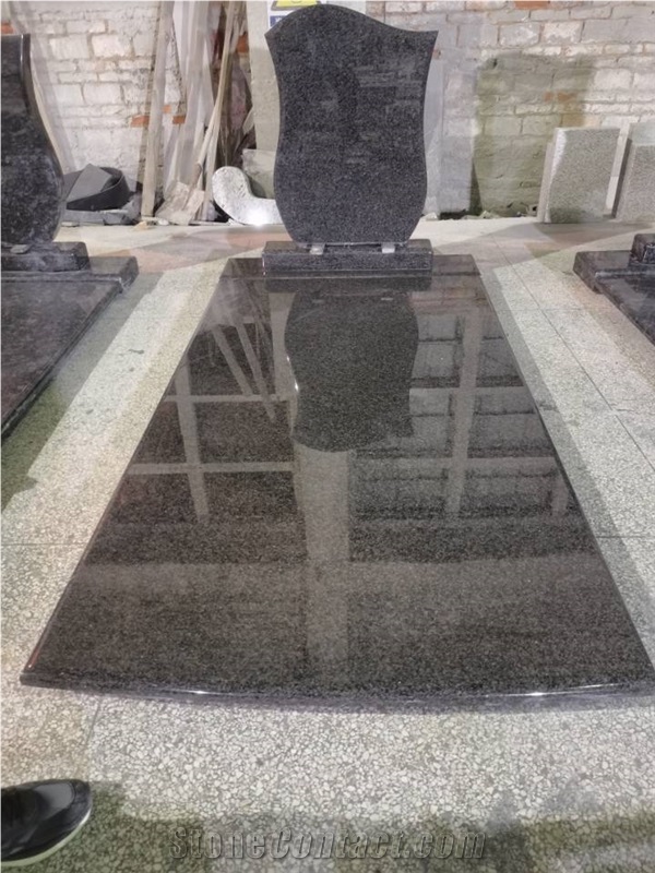 Black Granite  Single Gravestone