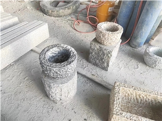 Grey G603 Granite Garden Flower Planters