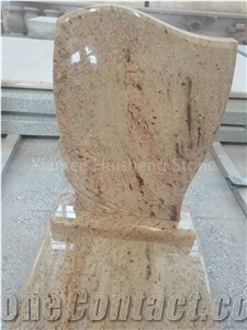 Imperial Gold Granite Headstone