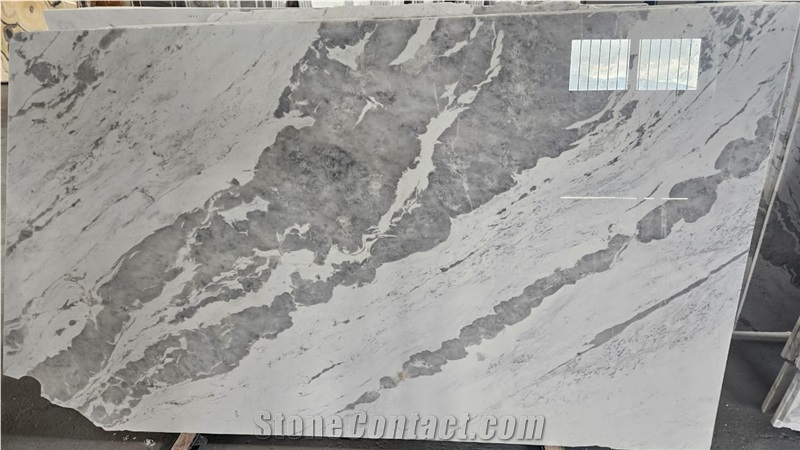 Cosmo White MM13 Marble Slabs