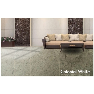 Colonial White Granite Kitchen Countertop