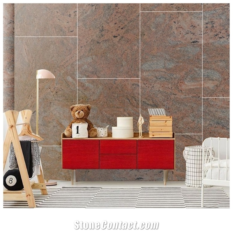 Red Waves Granite Kitchentops
