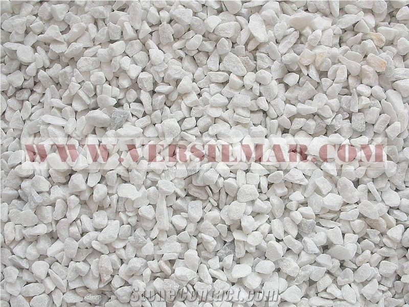 Bianco Carrara Chips Mm. 9/12 Crushed Stone