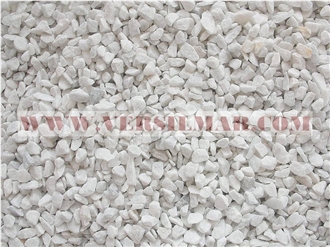 Bianco Carrara Chips Mm. 9/12 Crushed Stone