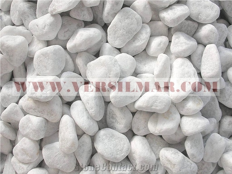 Bianco Carrara Pebbles Mm.7/15