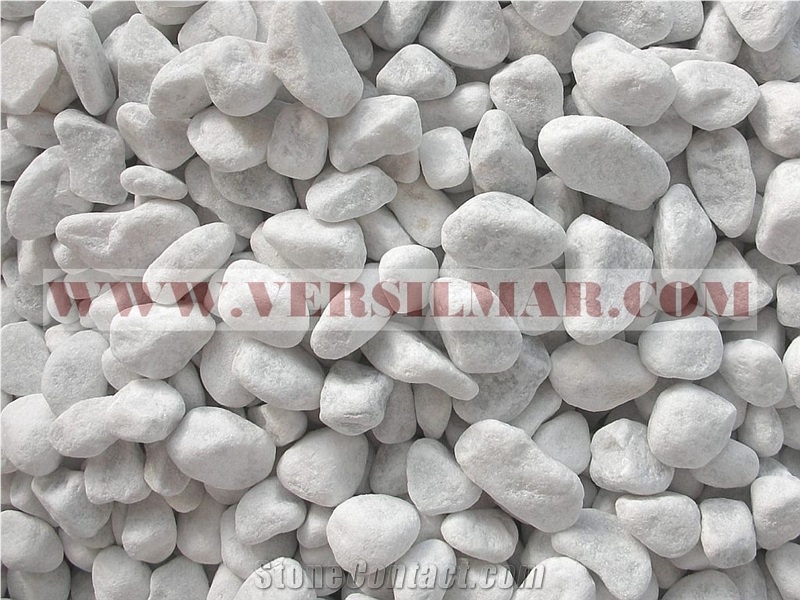 Bianco Carrara Pebbles Mm.7/15