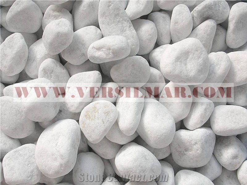 Bianco Carrara Pebbles Mm.7/15
