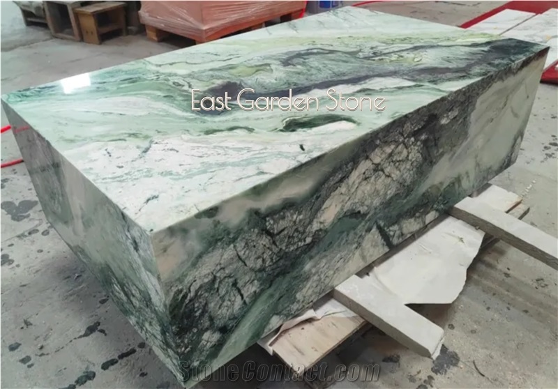 Shangri-La Jade Green Marble Table