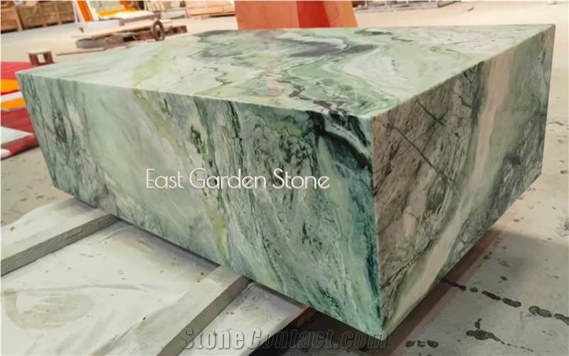 Shangri-La Jade Green Marble Table
