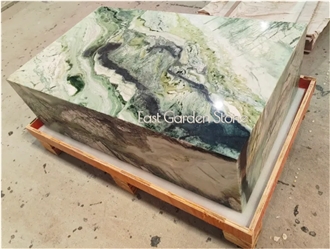 Shangri-La Jade Green Marble Table