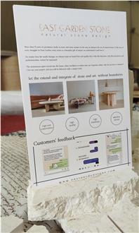 Shelly Limestone Menu Holders  Home Decor Products