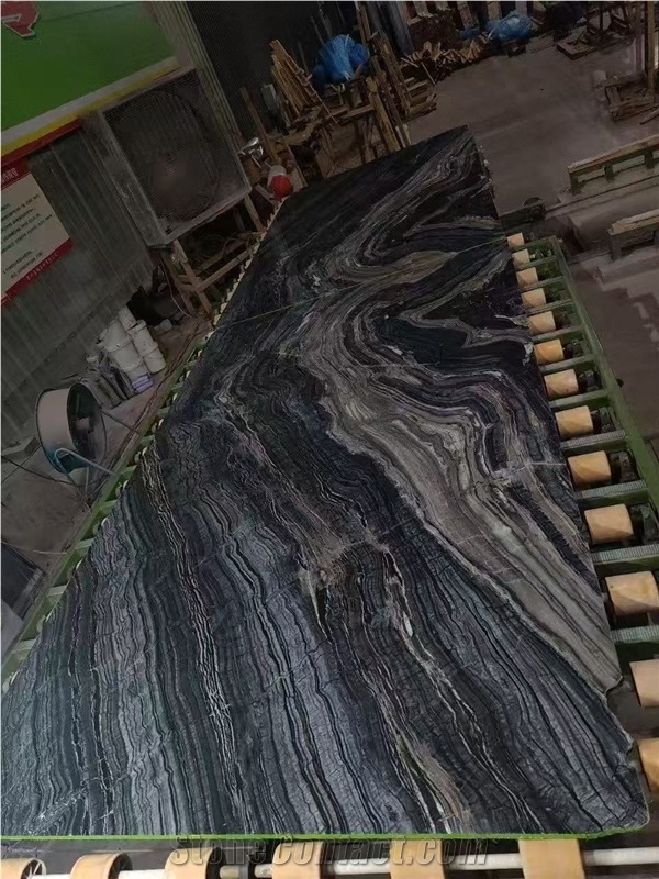 Black Tree Marble Slabs
