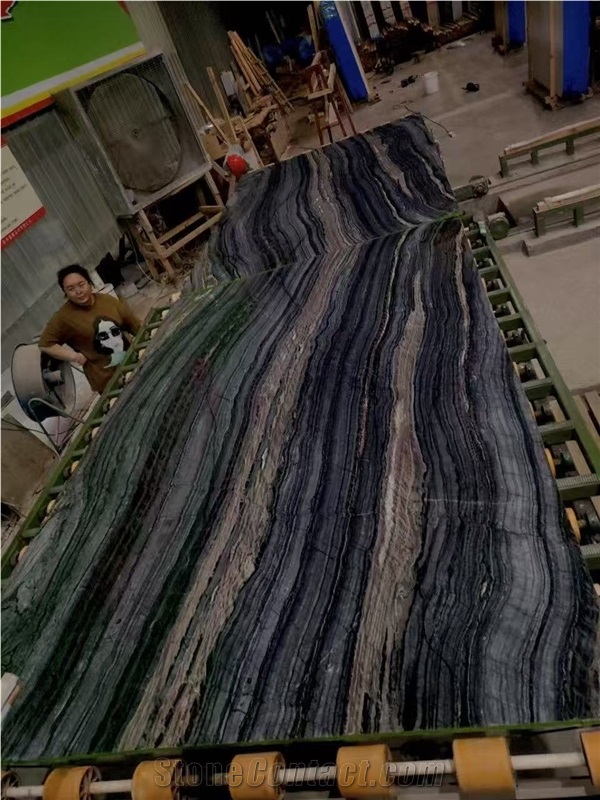 Black Tree Marble Slabs