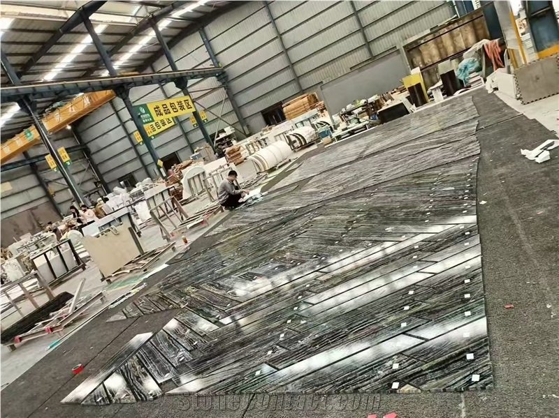 Black Tree Marble Slabs