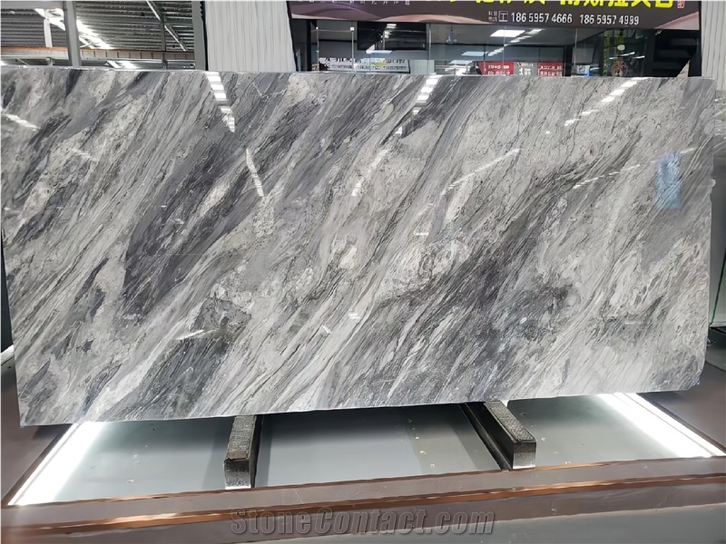 Bardiglio Nuvolato Marble Slabs For Home Design
