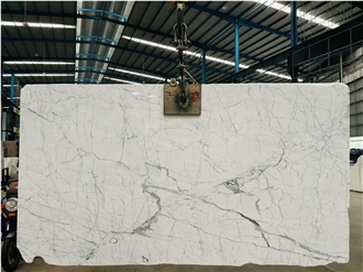 Snow White Marble Slabs For Home Design
