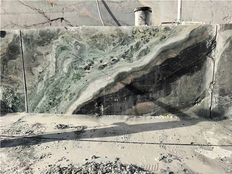Verde Victoria Green Marble Slabs