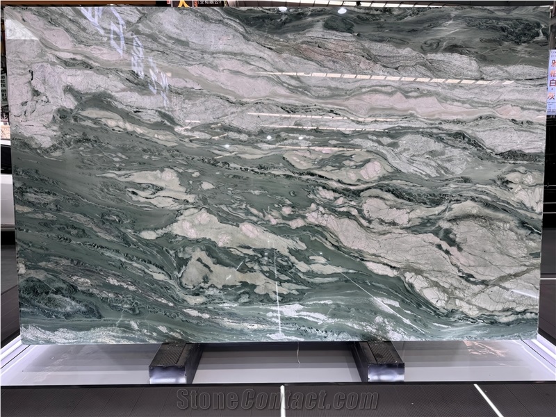 Verde Victoria Green Marble Slabs