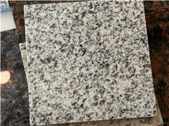 Durable China Silver White Granite With Crystal Tiles